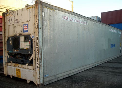 TRS' Insualted 40ft highcubes can convert to convert to climate controlled containers