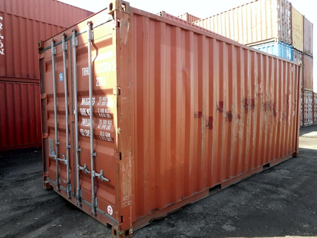 TRS Containers sells and rents watertight lockable corten steel containers