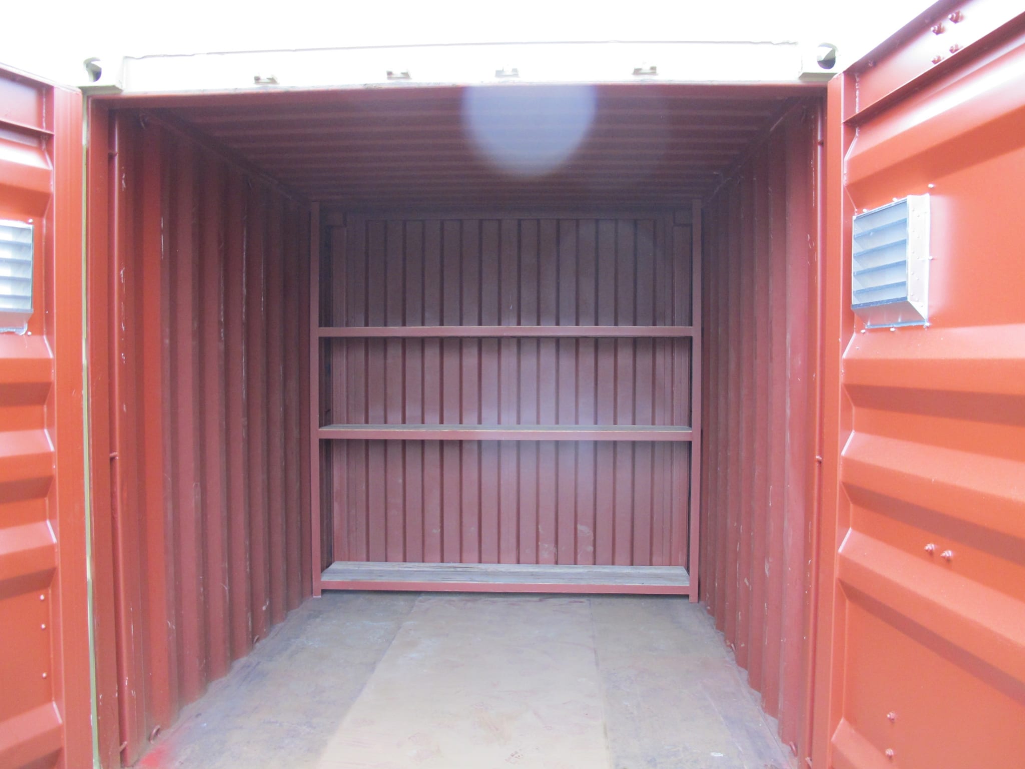 TRS fabricated durable steel shelves