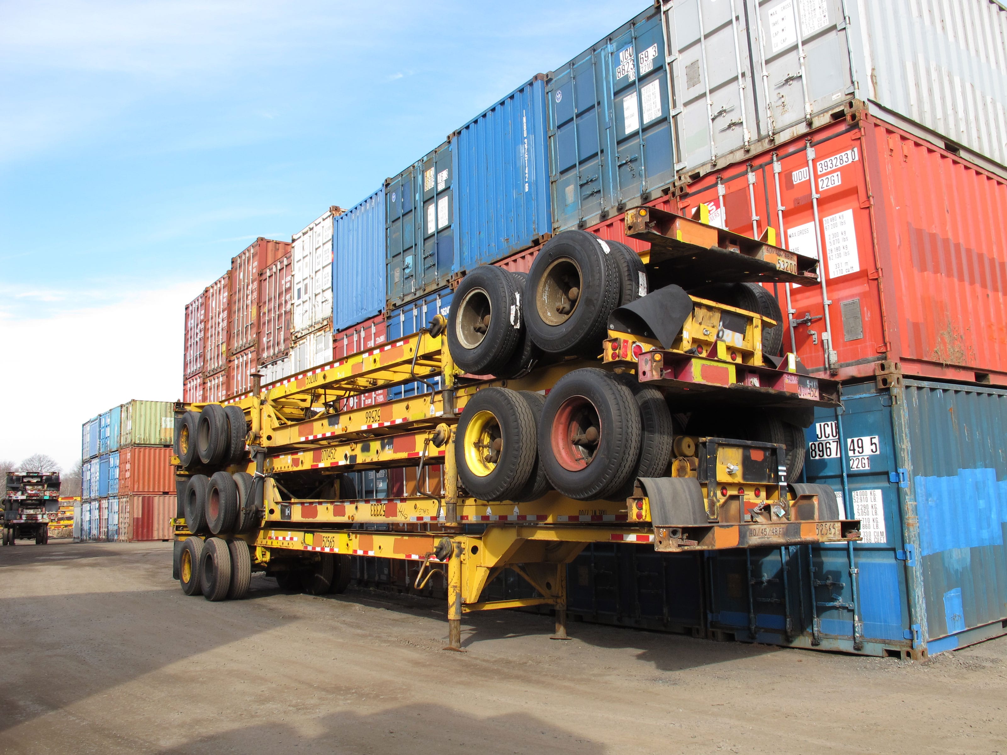 TRS Containers your source for chassis sales, rental and repairs
