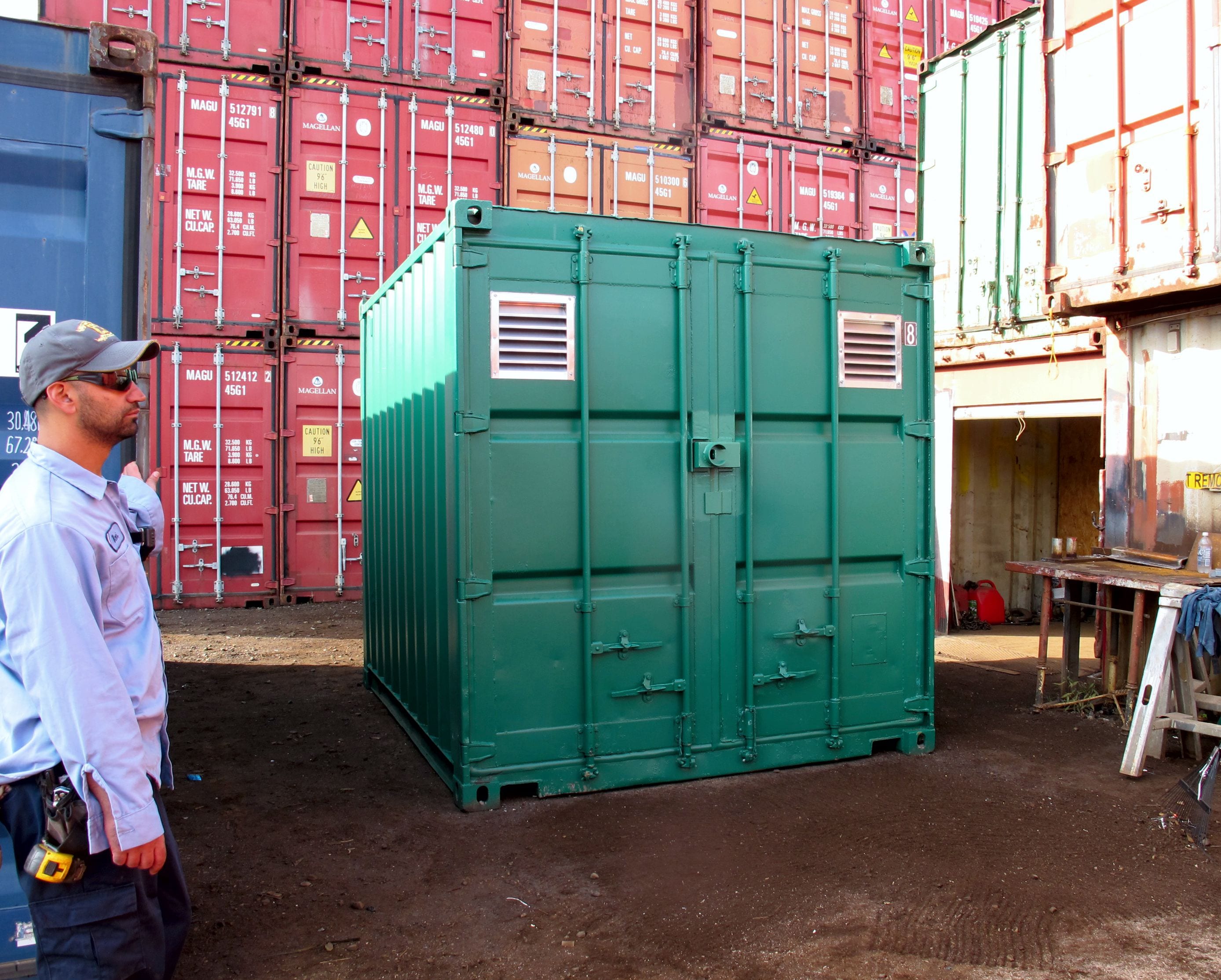 10ft used fabricated container created by TRS Containers