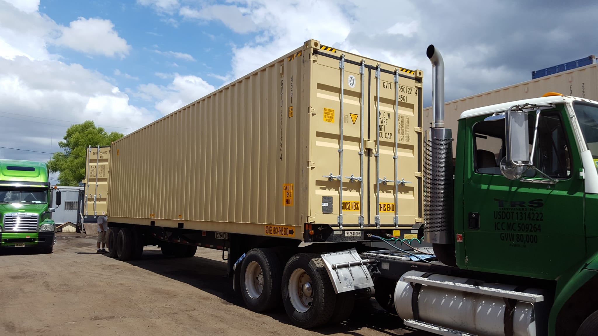 TRS Containers supplies containers and chassis. New and Used