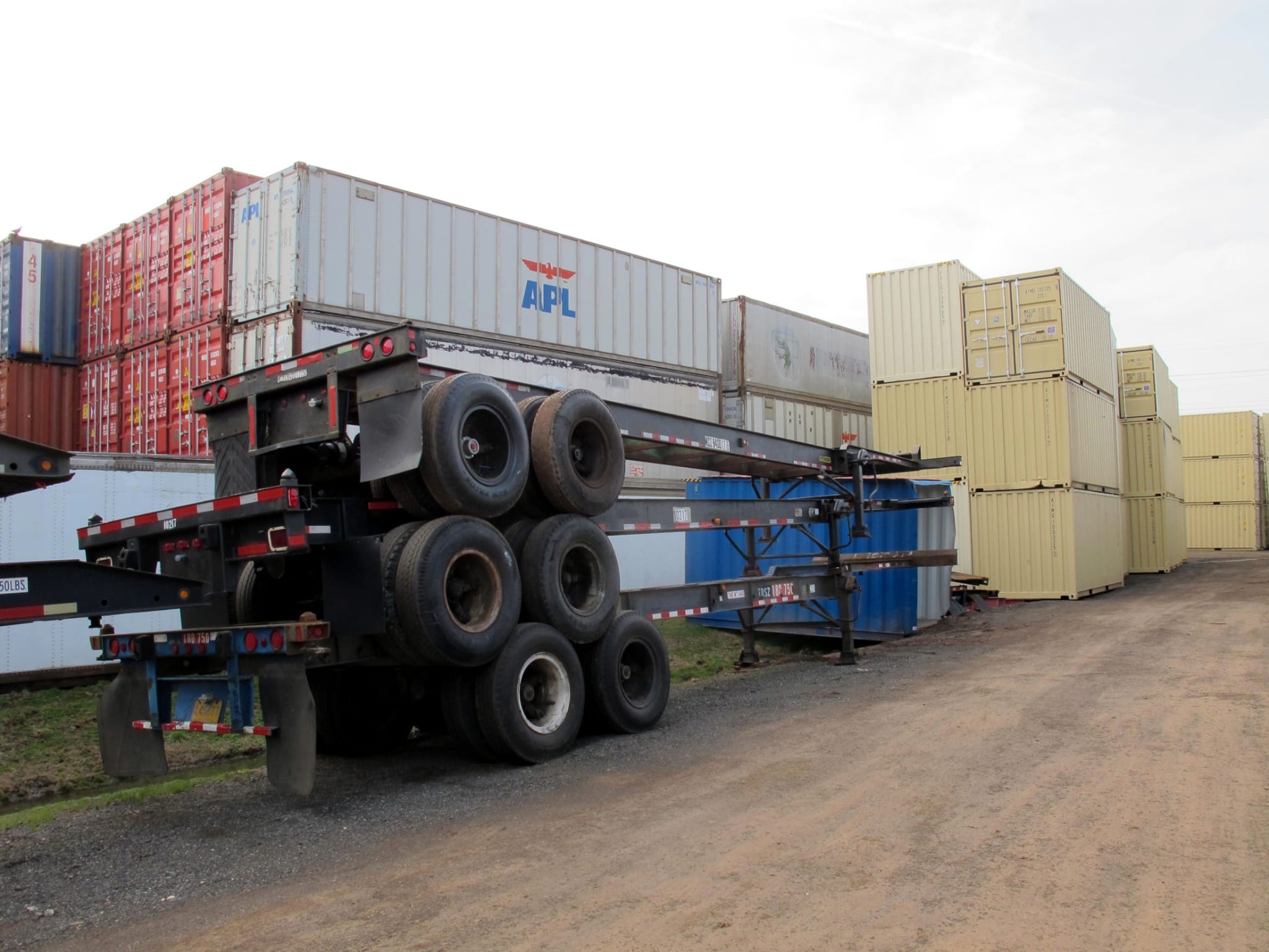 TRS supplies new, used refurbished ISO container chassis