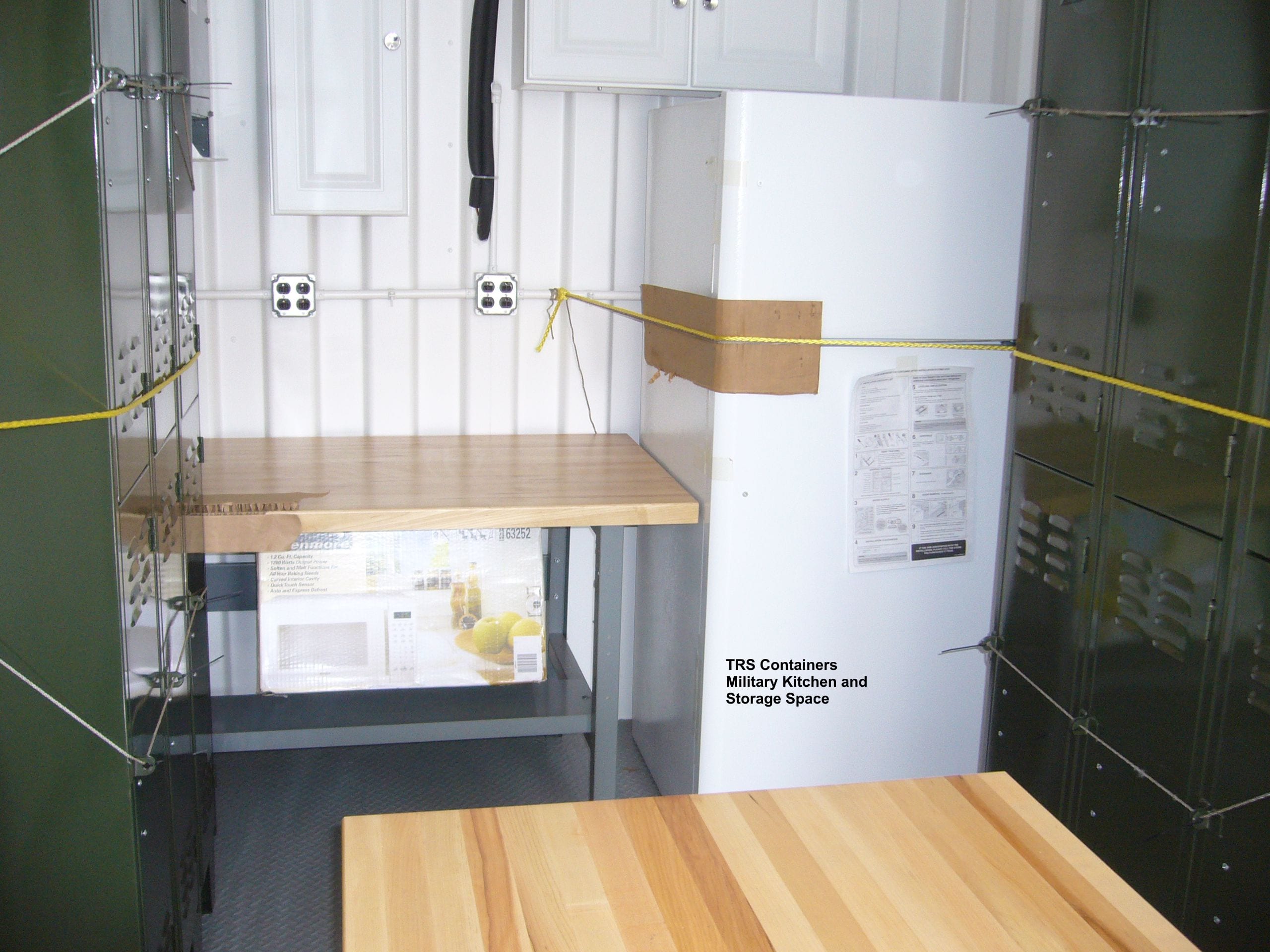 TRS Containers can take a standard steel ISO container and convert it into a kitchen