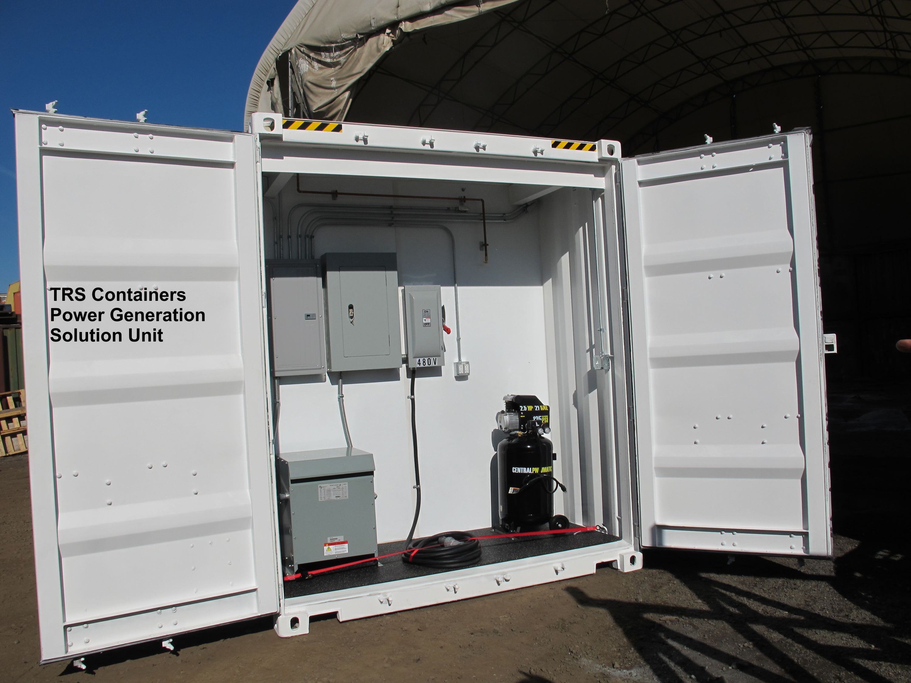 TRS Containers can take a steel ISO container and make it your work station