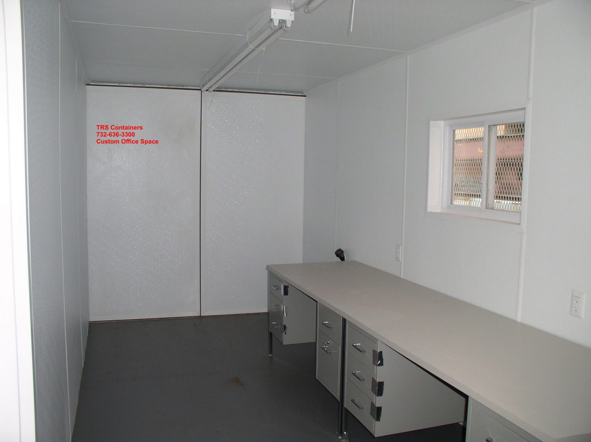 Temporary or permanant stackable portable conex container space with TRS Containers skilled staff