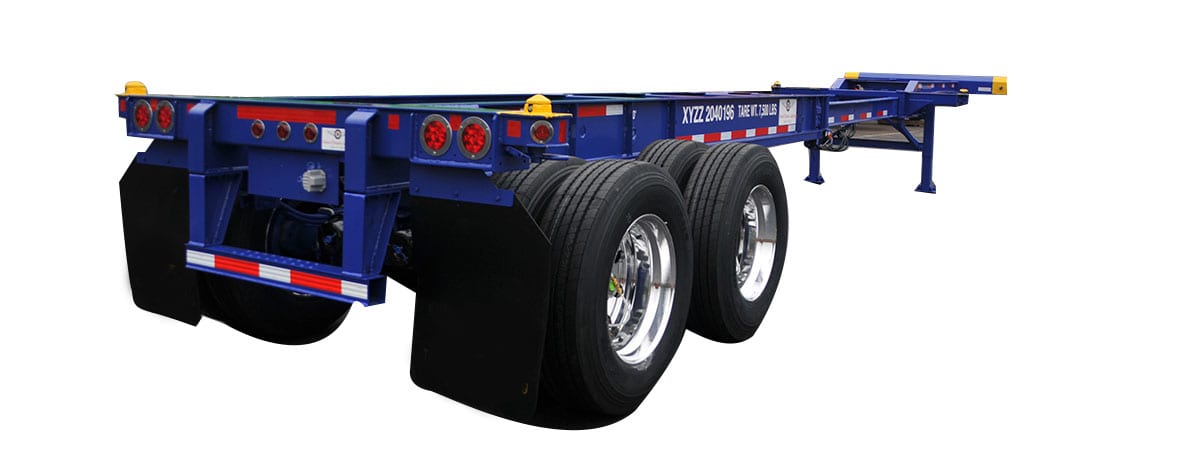 TRS Containers has a full compliment of used ISO container chassis and quotes on new